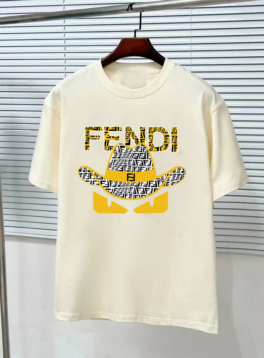 fendi t-shirt manches courtes pour unisexe s_12b2377